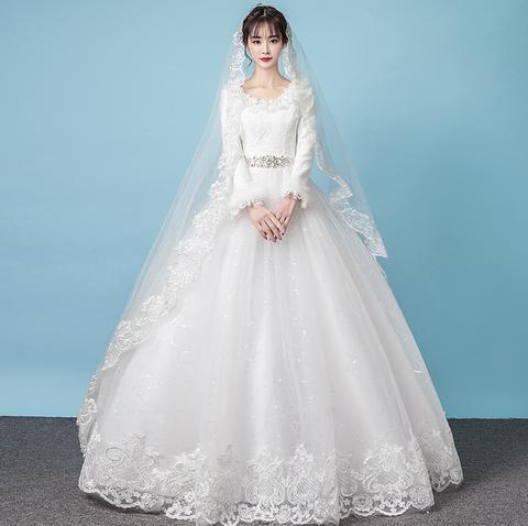 婚纱2017新款新娘结婚礼服欧美拖尾宫廷奢华深V性感露背2018春季