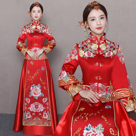 婚纱2017新款新娘结婚礼服欧美拖尾宫廷奢华深V性感露背2018春季